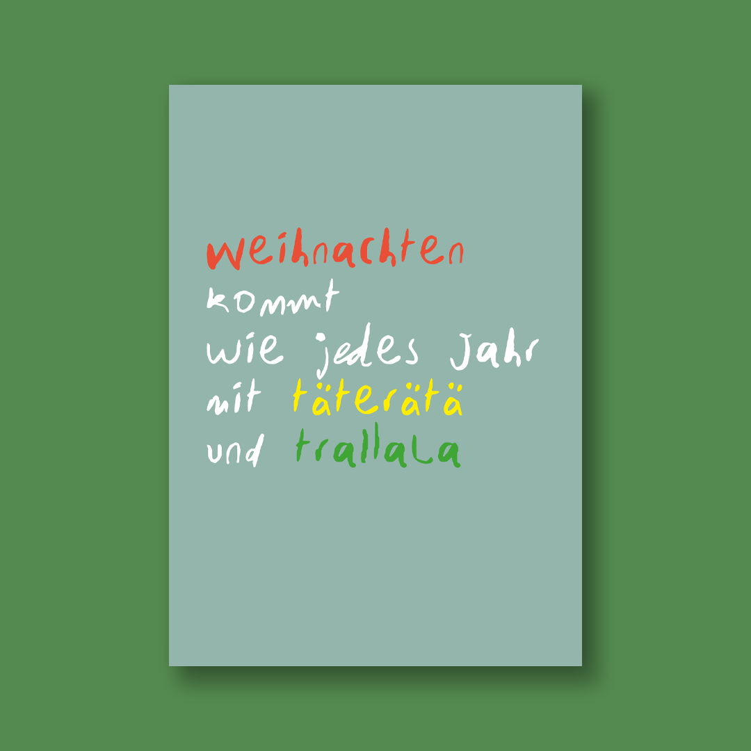 Weihnachtskarte "All in one"