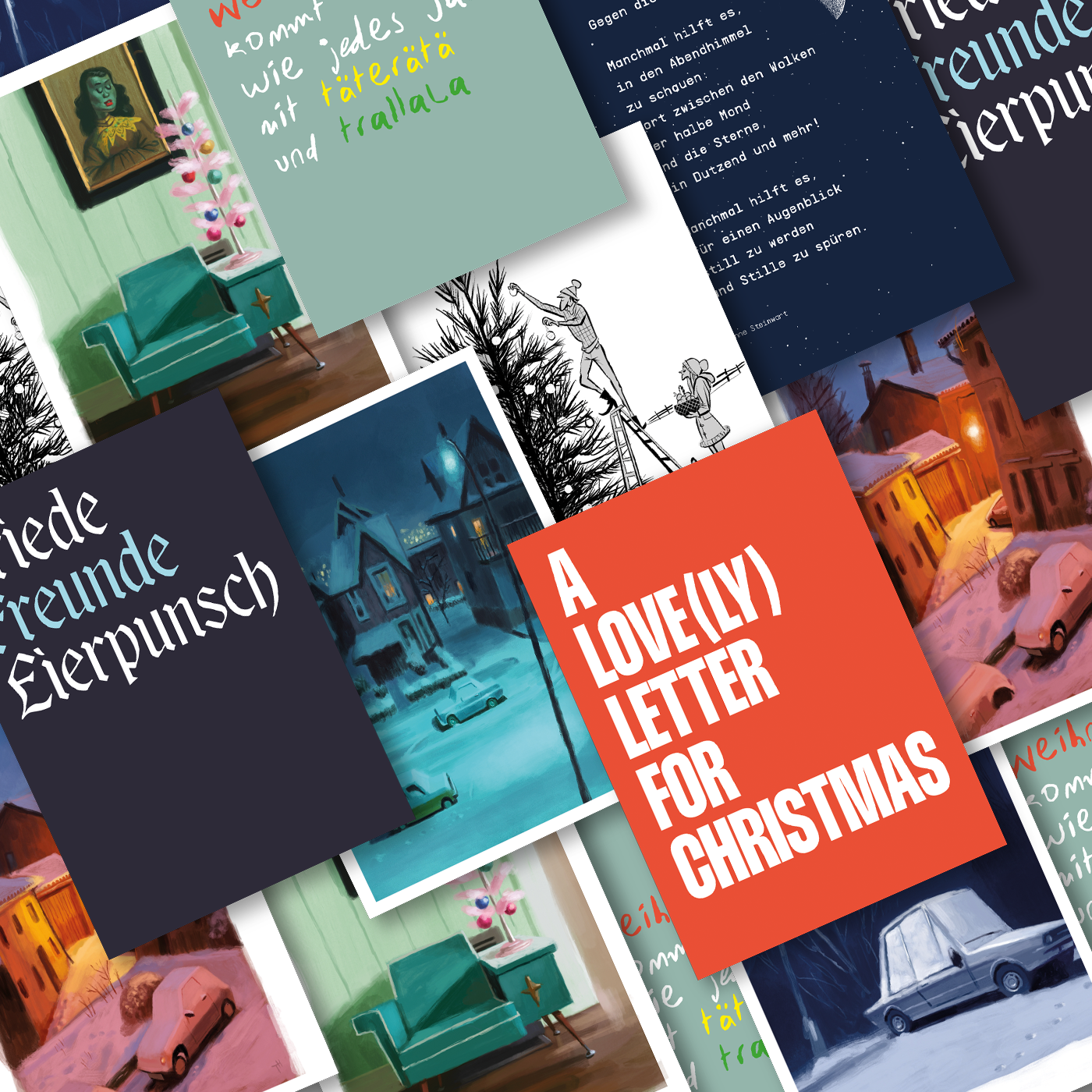 Weihnachtskarte "All in one"