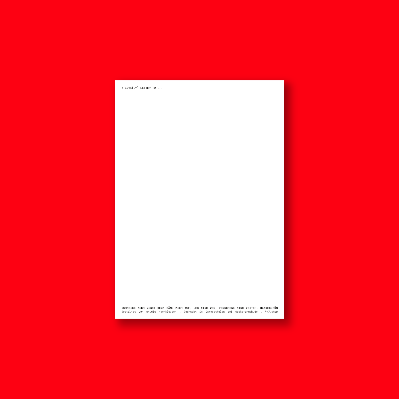 Weihnachtskarte "Riesenrad"