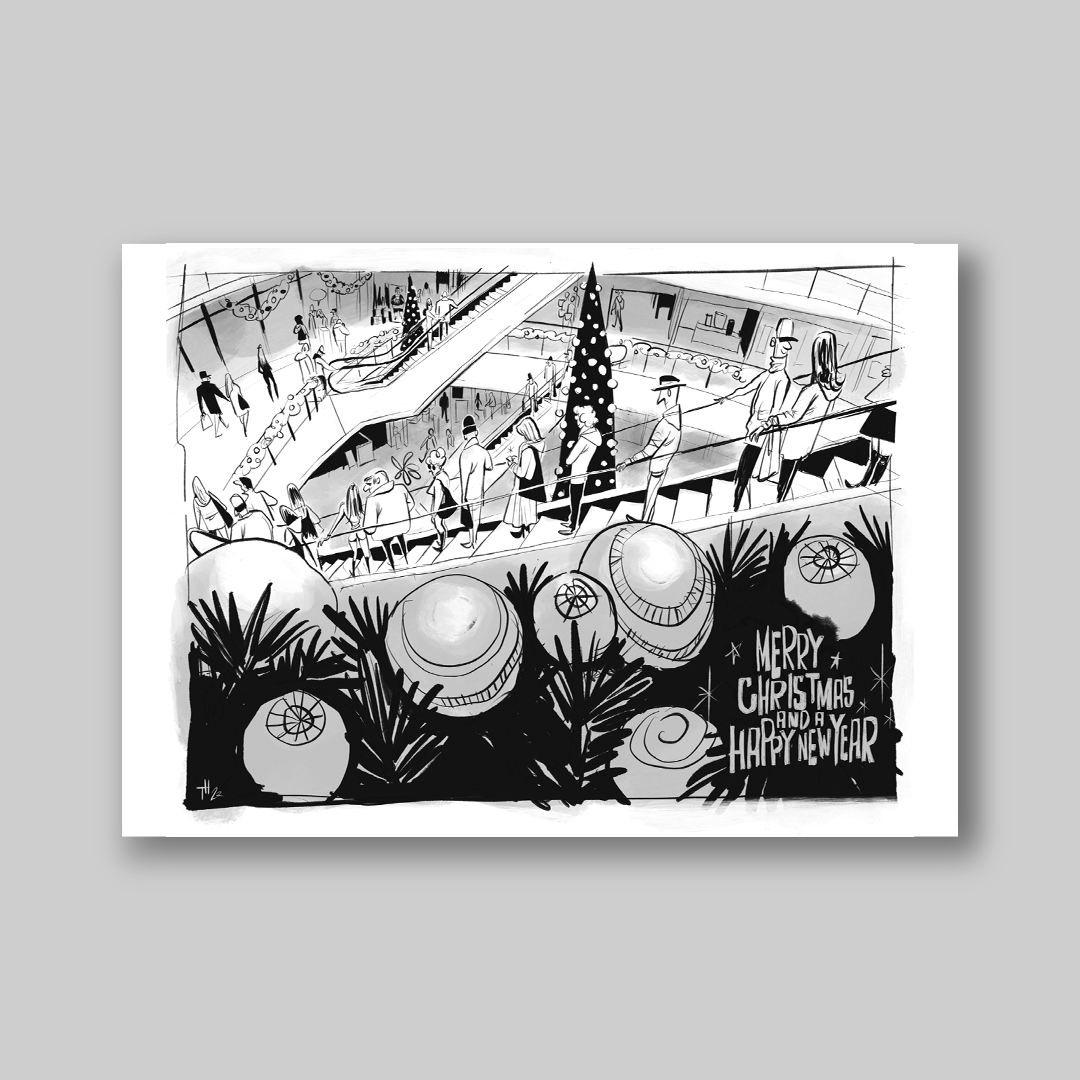 Weihnachtskarte "All in one"