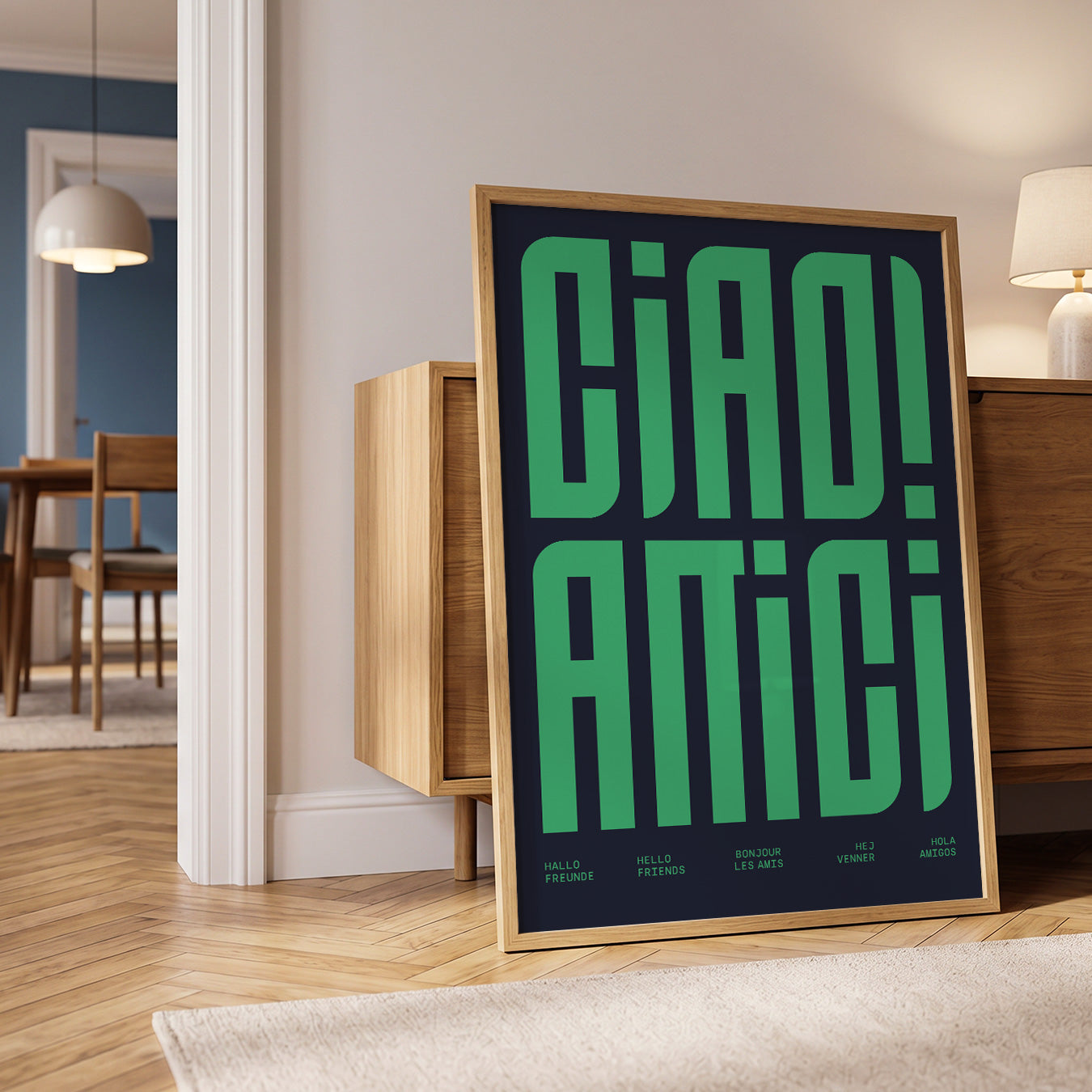 CIAO! AMICI - Typographic Print