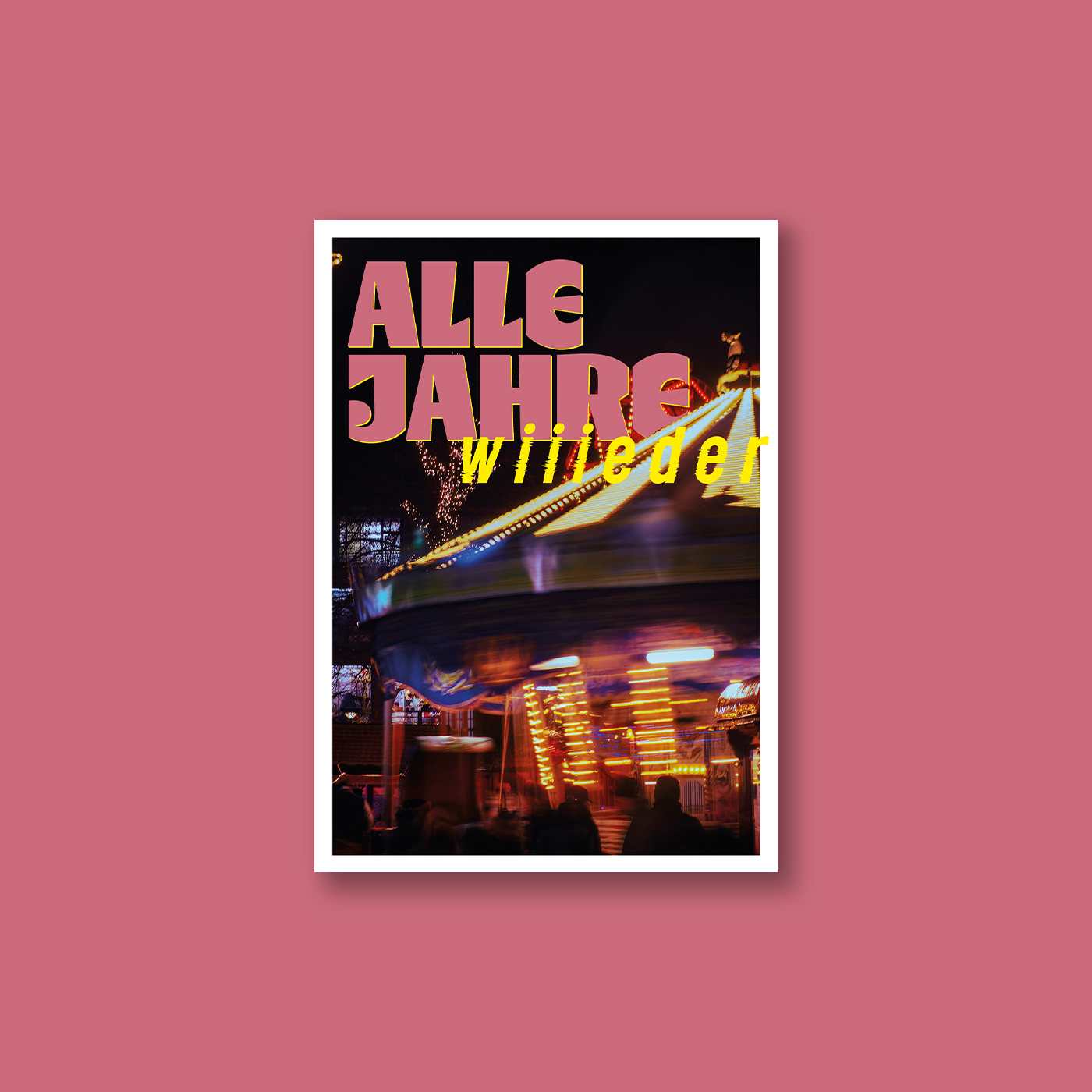 Weihnachtskarte "Alle Jahre wieder"