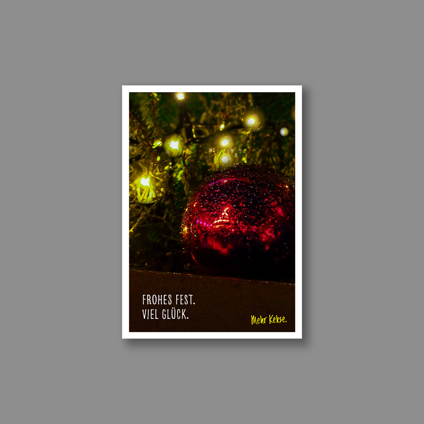 Weihnachtskarte "Kekse"