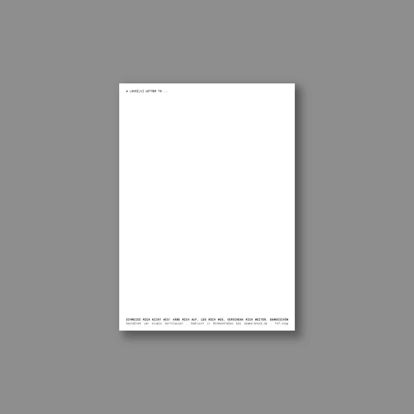 Weihnachtskarte "Pyramide"