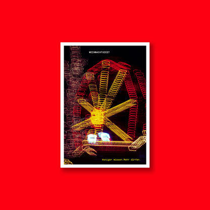 Weihnachtskarte "Riesenrad"