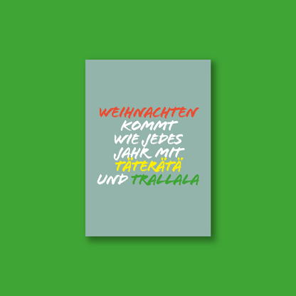 Weihnachtskarte "All in one"